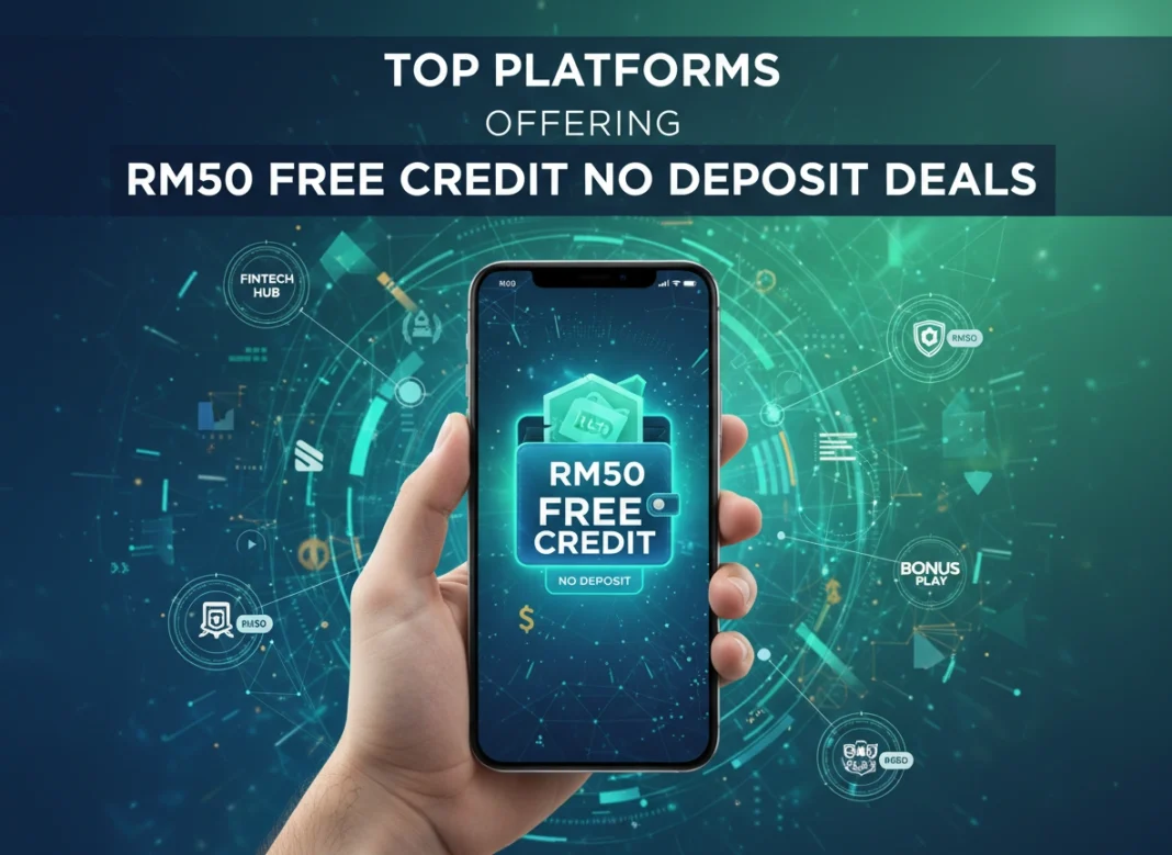 Top Platforms Offering RM50 Free Credit No Deposit Deals