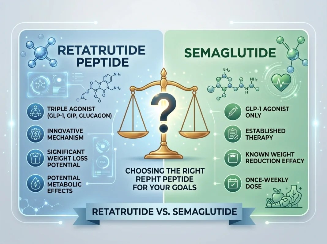Retatrutide Peptide vs. Semaglutide: Which One Suits Your Goals?