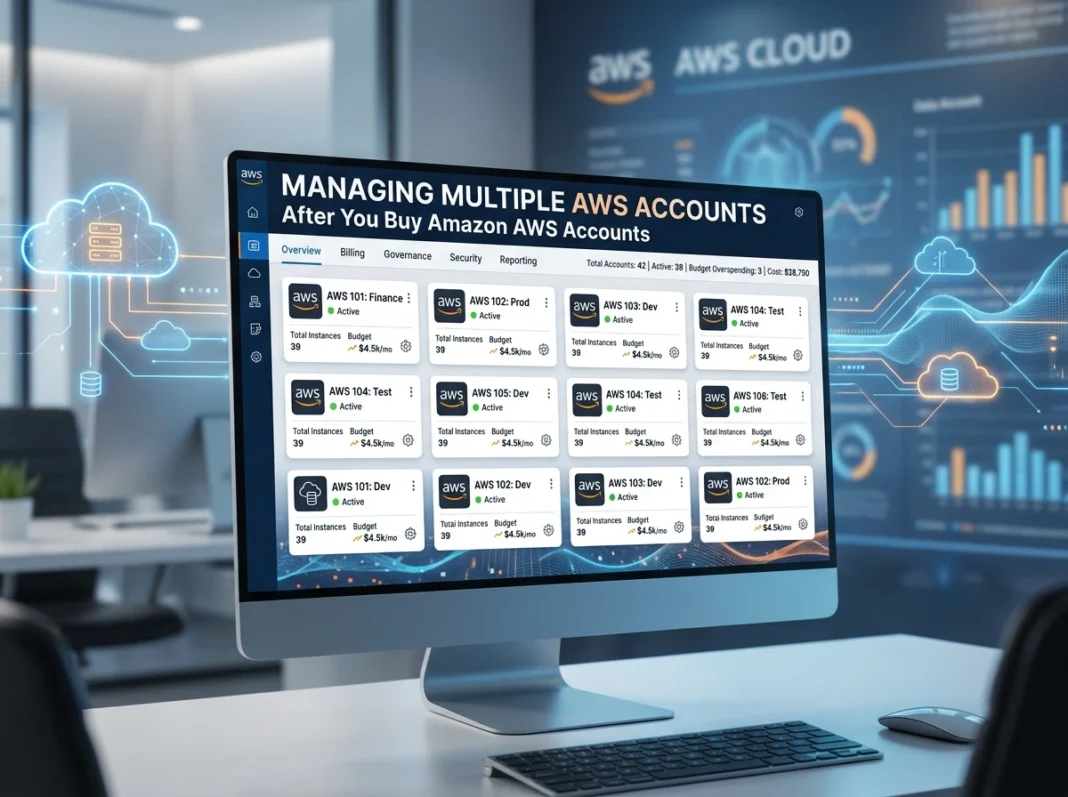 Managing Multiple AWS Accounts After You Buy Amazon AWS Accounts